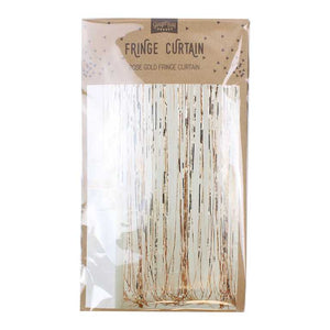 Pick & Mix Rose Gold Fringe Curtain Rose Gold