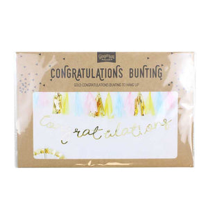 Pick & Mix Backdrop Gold Congratulations