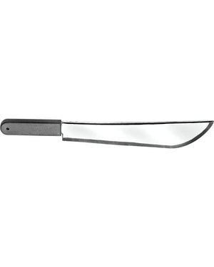 Plastic Plated Chrome Machete Prop 53cm