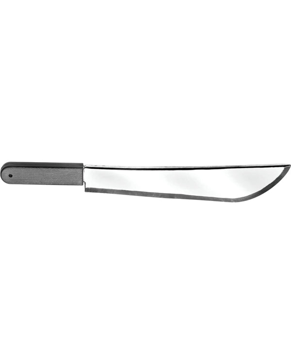 Plastic Plated Chrome Machete Prop 53cm