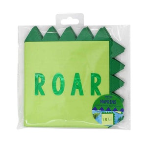 Roar Shaped Lunch Napkins Pack of 16