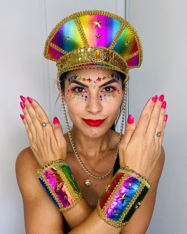 Rainbow Festival Visor