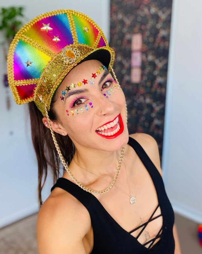 Rainbow Festival Visor