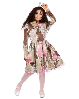 Stitched Voodoo Doll Girls Costume