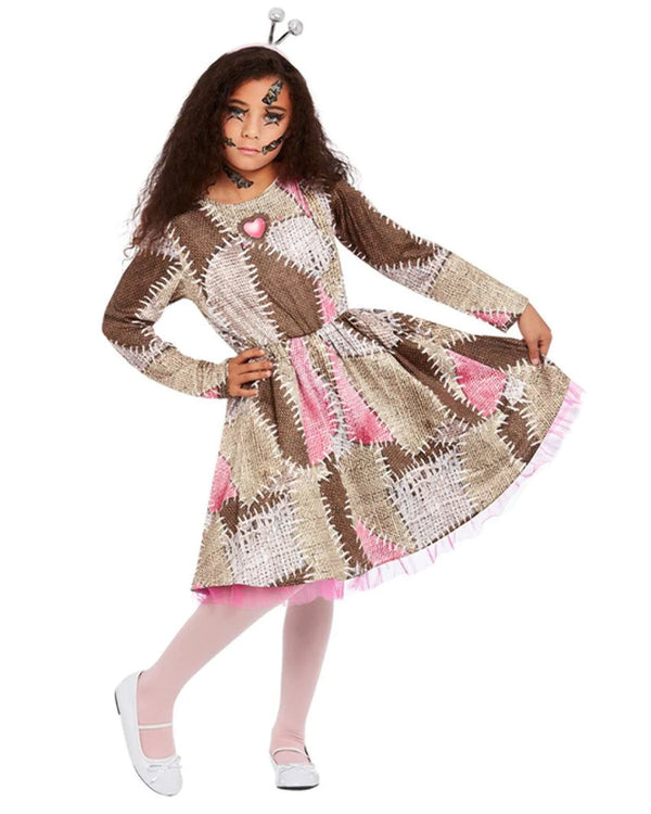 Stitched Voodoo Doll Girls Costume