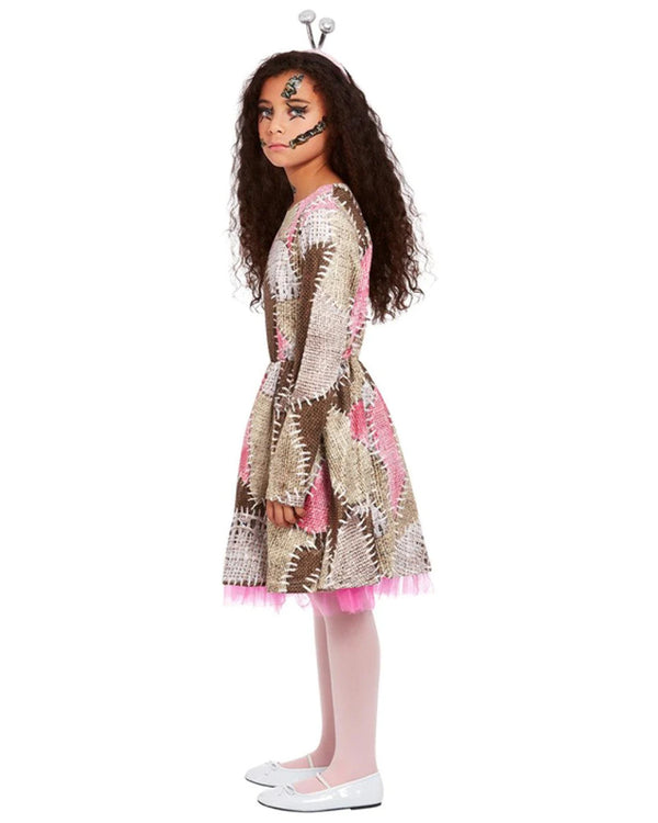 Stitched Voodoo Doll Girls Costume