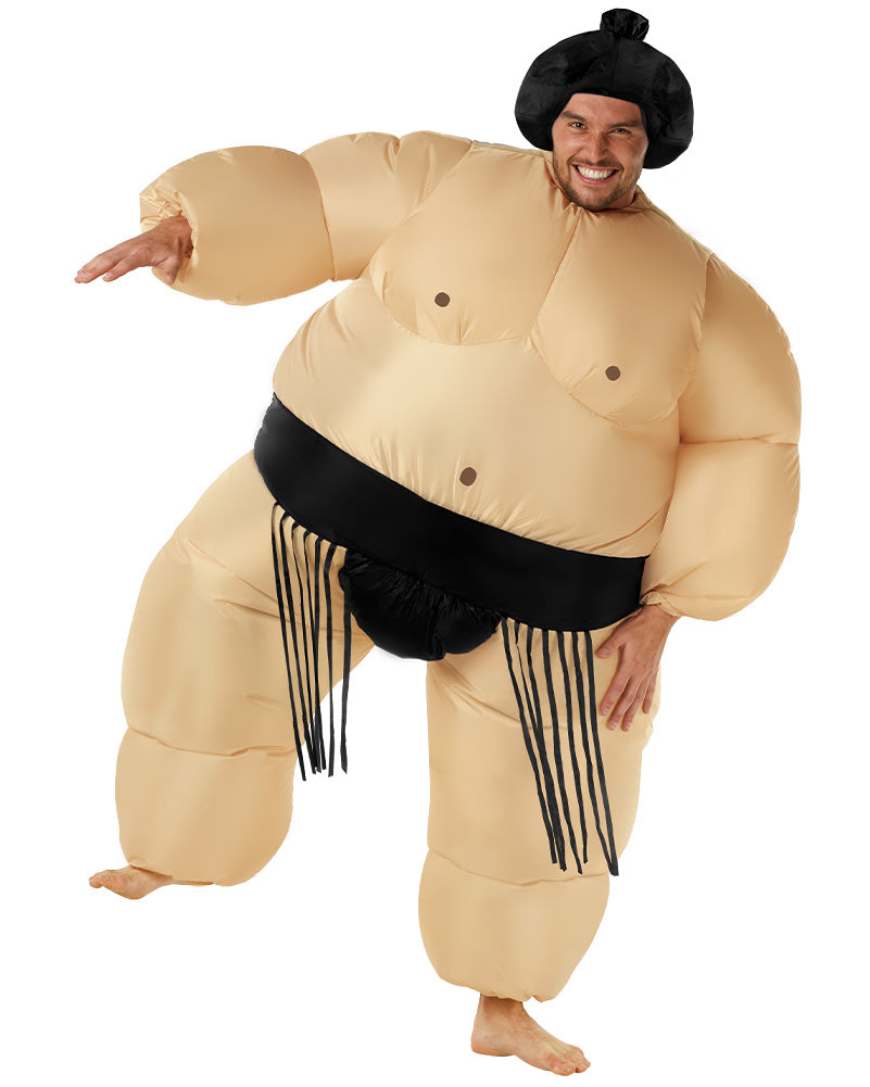 Sumo Black MegaMorph Inflatable Mens Costume