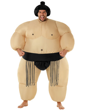Sumo Black MegaMorph Inflatable Mens Costume