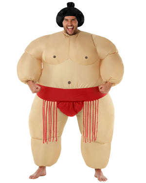 Sumo Red MegaMorph Inflatable Mens Costume