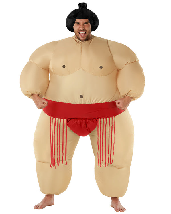 Sumo Red MegaMorph Inflatable Mens Costume