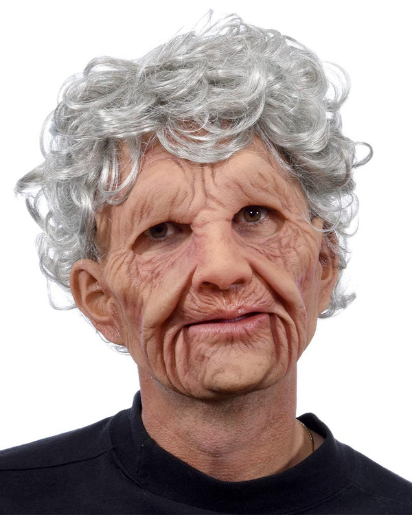 Supersoft Old Lady Deluxe Mask with Moving Mouth