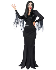 The Addams Family Morticia Womens Costume