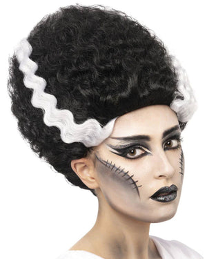 Universal Studios Monsters Bride of Frankenstein Deluxe Black and White Wig