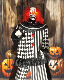 Terrifying Clown Animated Halloween Decoration 1.8m