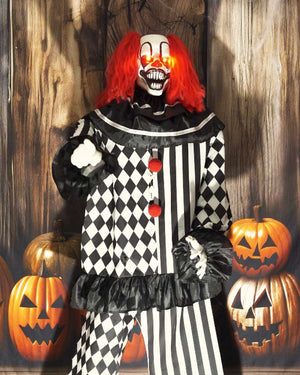 Terrifying Clown Animated Decoration 1.8m