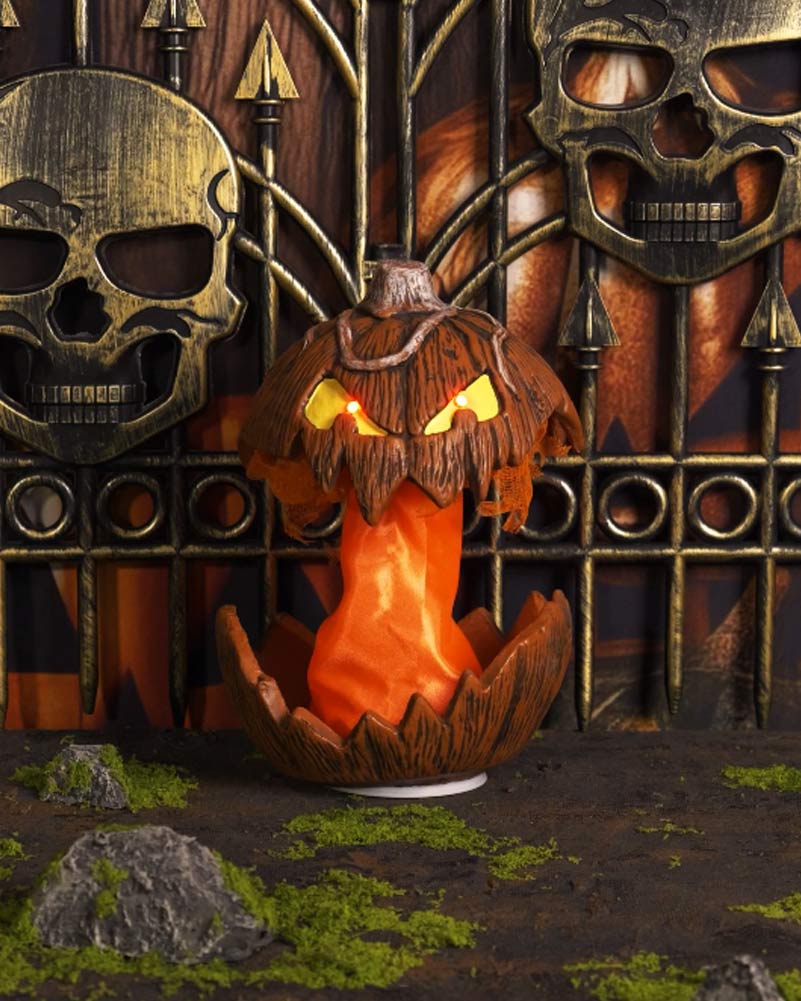 Pop Up Pumpkin Animated Decoration 28cm