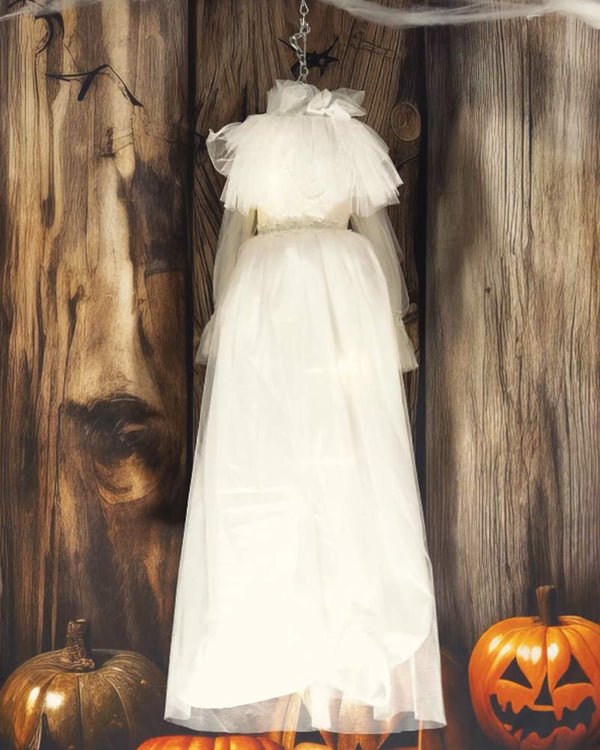 Hanging Bride Dress Animated Decoration 1.1m