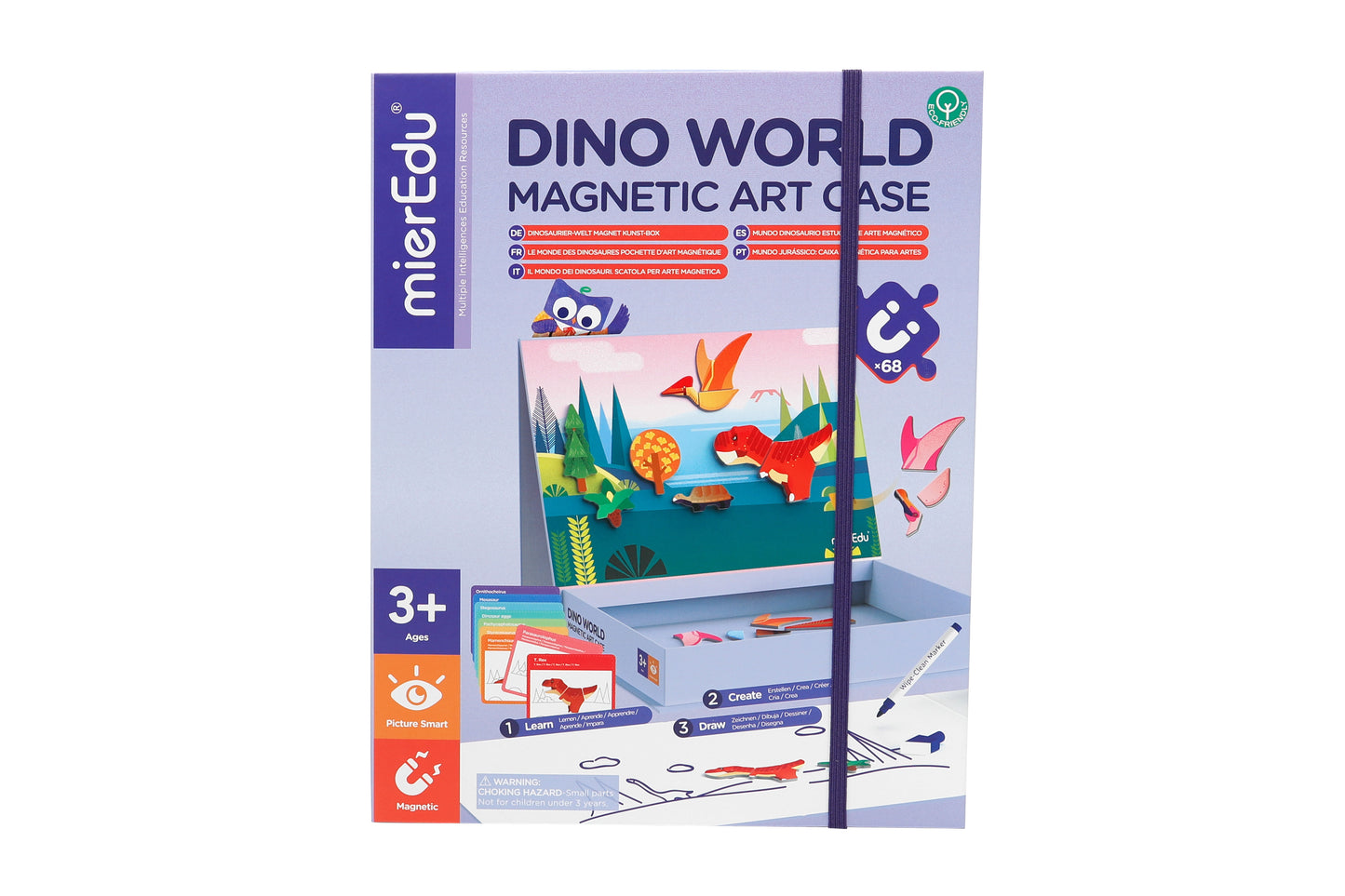 Dino World Magnetic Art Case