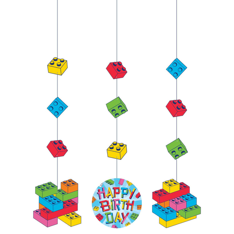 Block Bash Hanging Cutouts