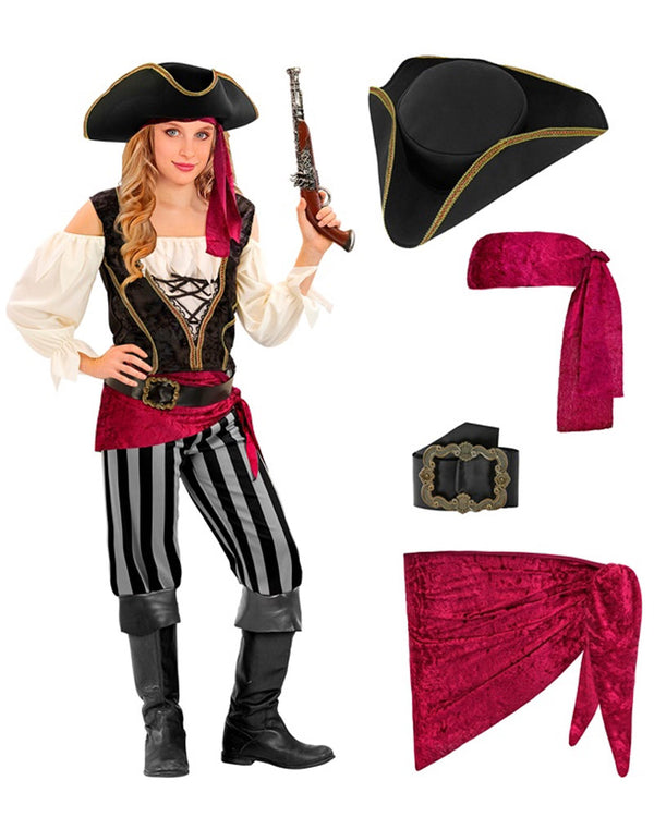 Adventuring Pirate Girls Costume