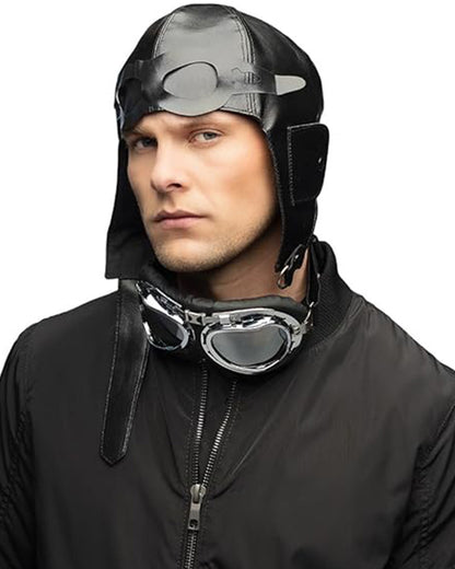 Airborne Aviator Hat and Goggles Set