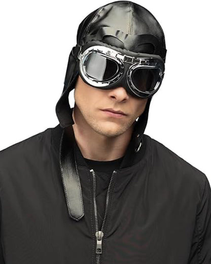 Airborne Aviator Hat and Goggles Set