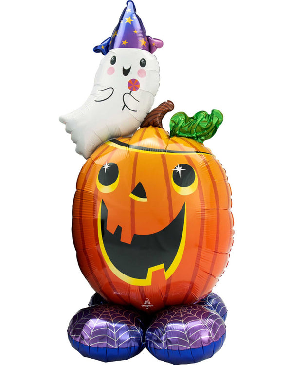 AirLoonz Halloween Pumpkin and Ghost Balloon 14m