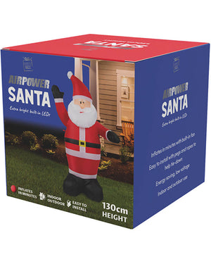 Santa Christmas Lawn Inflatable 1.3m