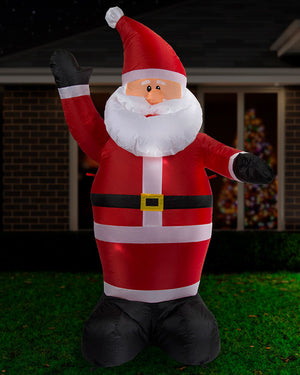 Santa Christmas Lawn Inflatable 1.3m