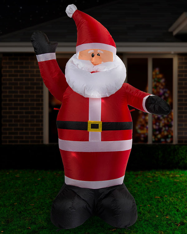 Santa Christmas Lawn Inflatable 1.3m