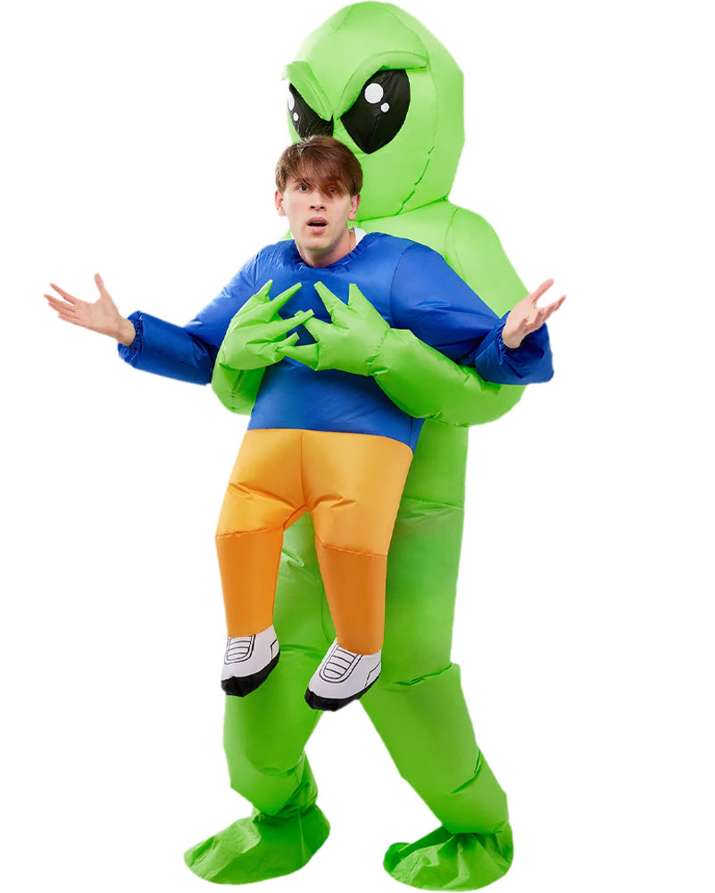 Alien Ride-On Kidnapping Inflatable Adult Costume