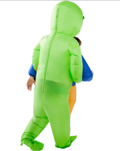 Alien Ride-On Kidnapping Inflatable Adult Costume