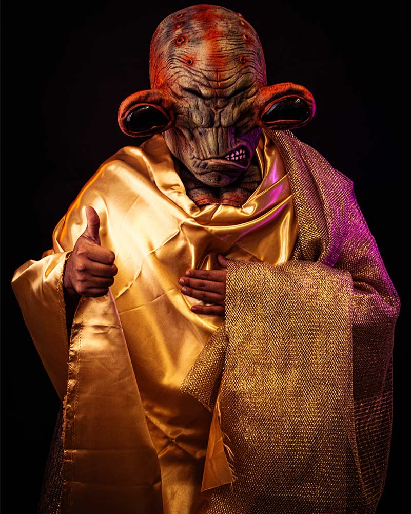 Alien Ritcher Deluxe Mask