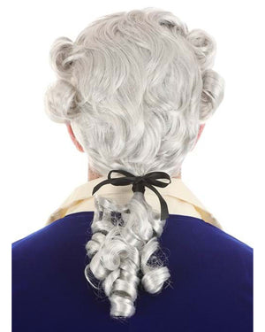 American Colonial Powdered Grey Wig
