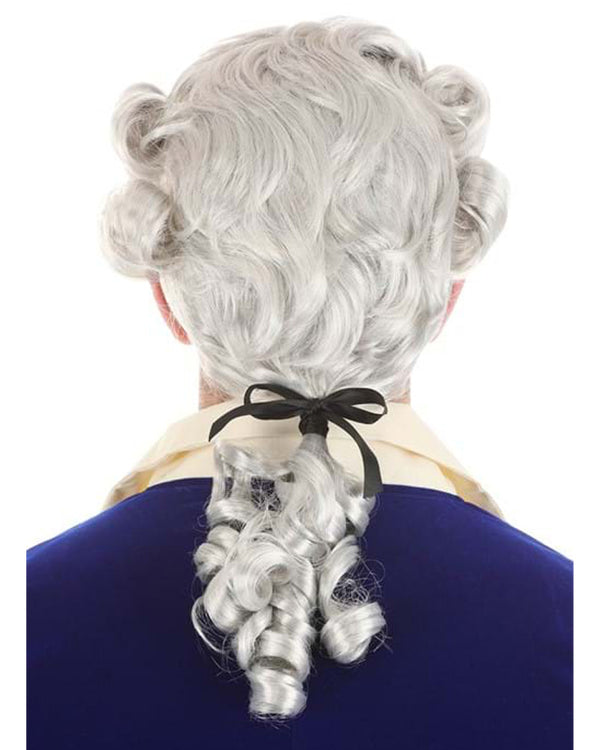 American Colonial Powdered Grey Wig