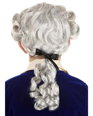 American Colonial Powdered Grey Kids Wig