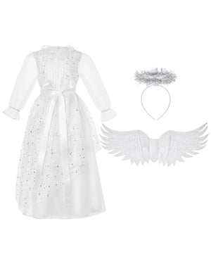 Angel Princess Girls Christmas Costume
