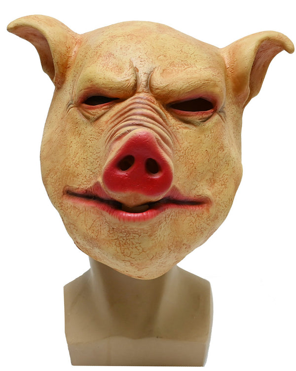 Pig Animal Head Latex Mask