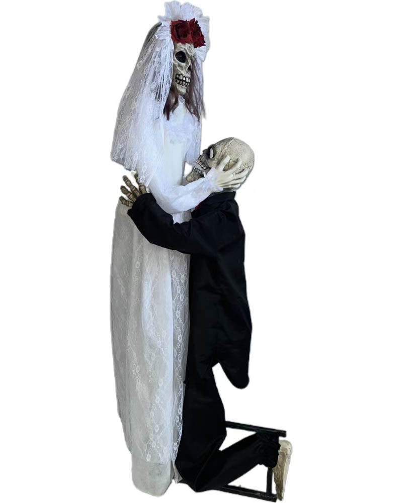 Bride and Groom Animated Halloween Decoration 2m
