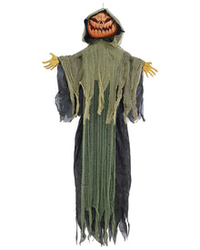Hanging Big Pumpkin With Light Animated Halloween Decoration 2.1m