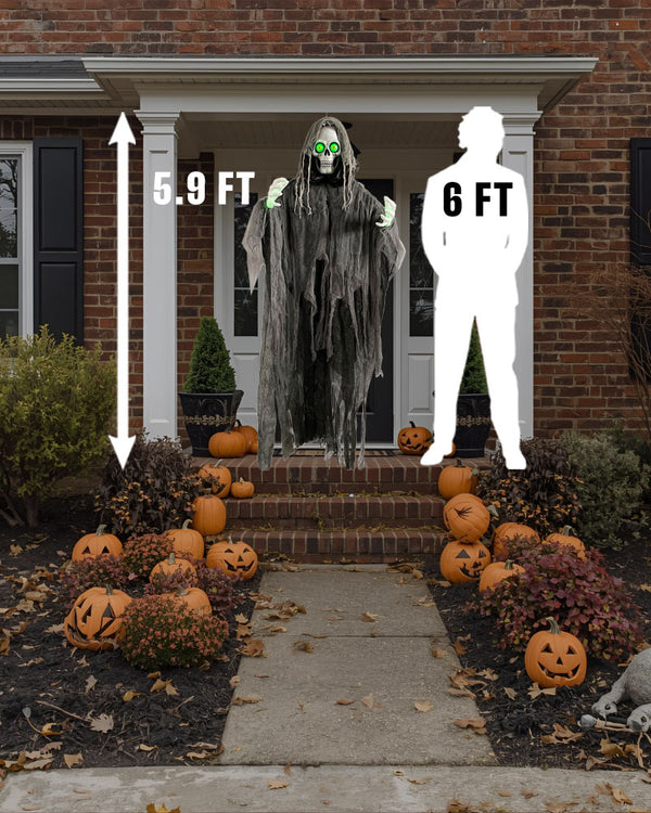 Hanging Reaper Animated Decoration 1.8m