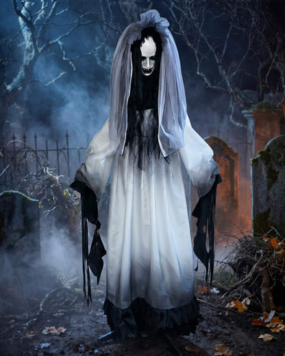 Horror Bride Animated Halloween Decoration 1.6m