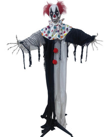 Standing Clown Animated Halloween Decoration 1.7m