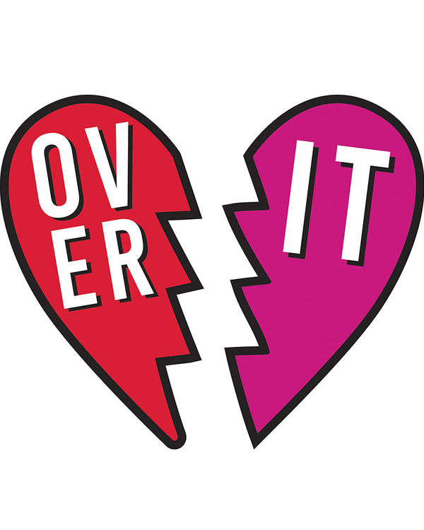 Anti Valentines Day Cutouts OVER IT Pack of 2