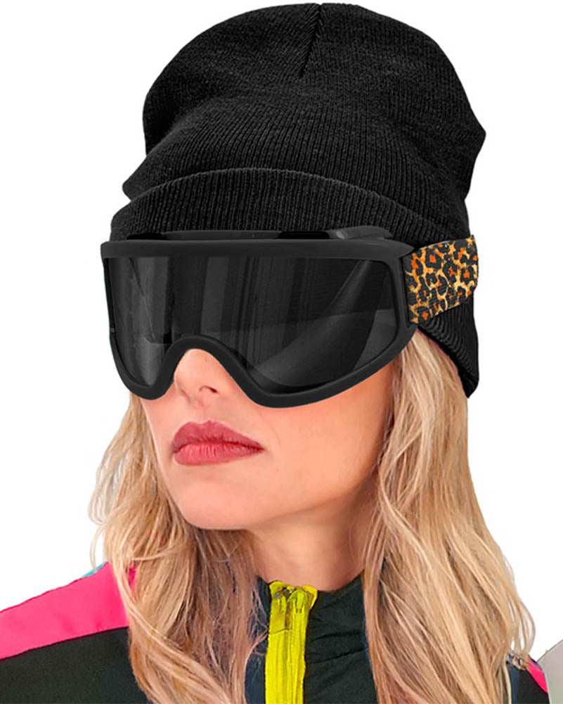 Apres Ski Animalier Leopard Adult Goggles