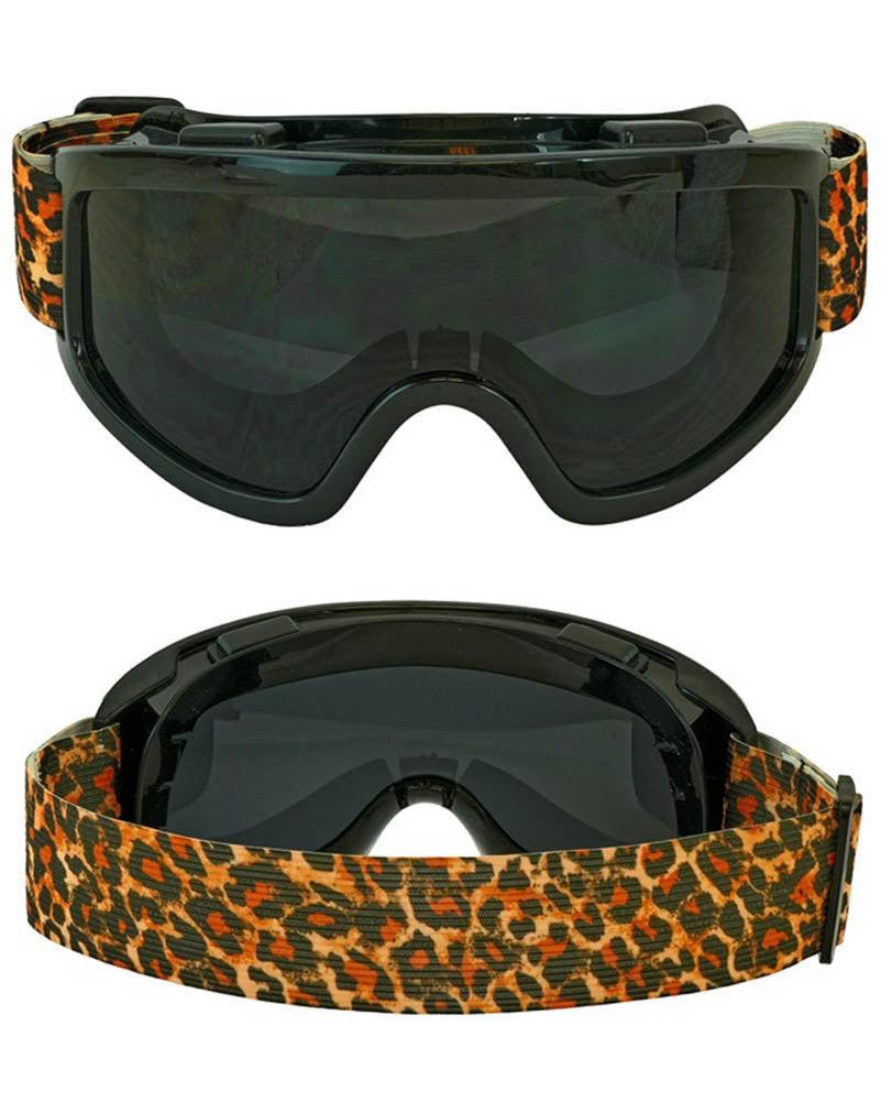 Apres Ski Animalier Leopard Adult Goggles