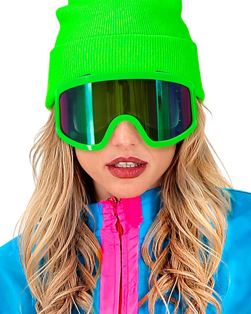 Apres Ski Neon Green Adult Goggles