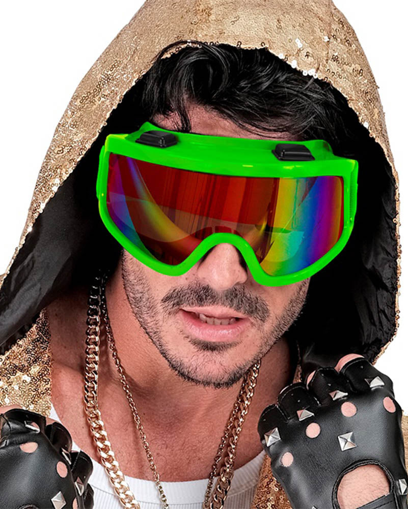 Apres Ski Neon Green Adult Goggles