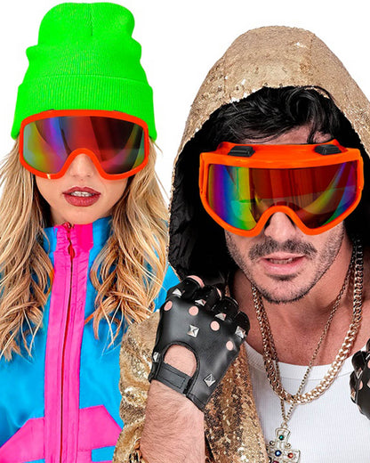 Apres Ski Neon Orange Adult Goggles
