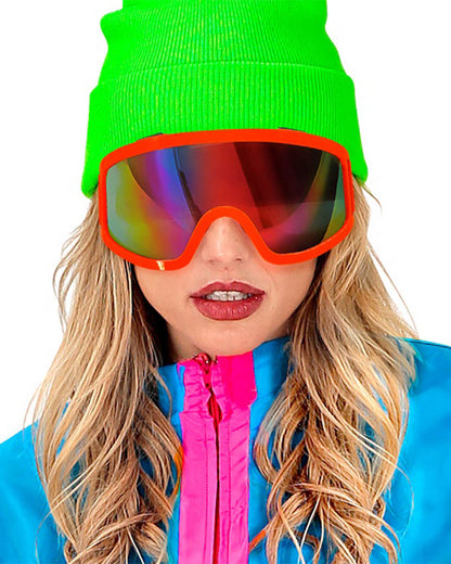 Apres Ski Neon Orange Adult Goggles